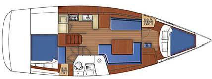 Beneteau 40 Layout